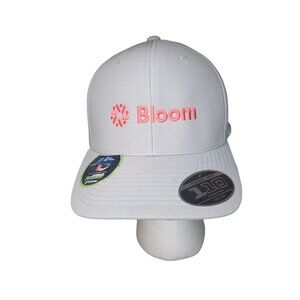 Bloom 110 Flexfit‎ Hat Adjustable Strap White Casual Athleisure Dad Workwear